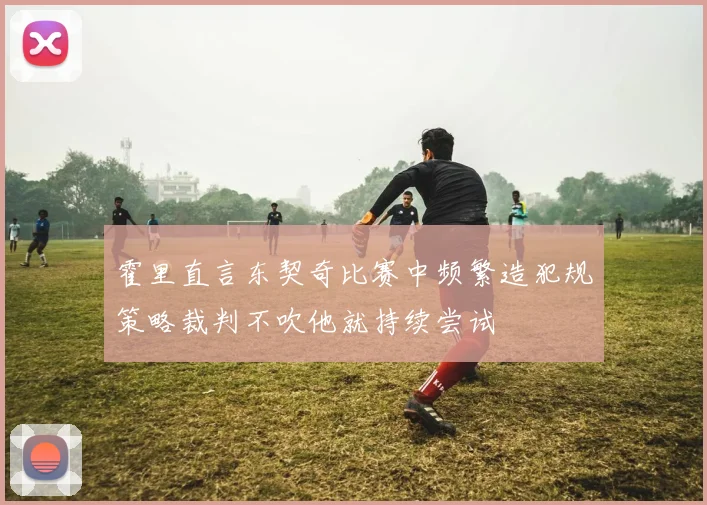 霍里直言东契奇比赛中频繁造犯规策略裁判不吹他就持续尝试